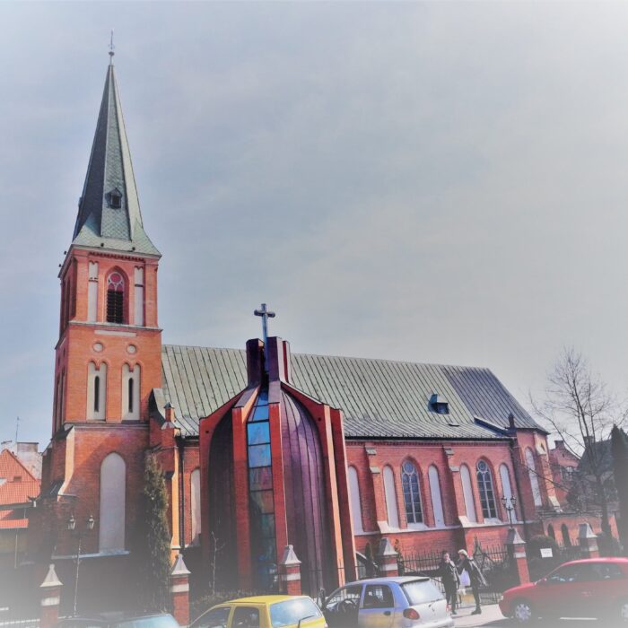 katedra Ełk, zabytek, atrakcja- kościół św. Wojciecha